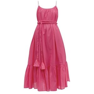 NWT Rhode Resort Lea Dress Hot Pink